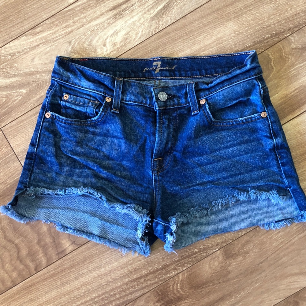 7 for all Mankind size 26 Jean shorts